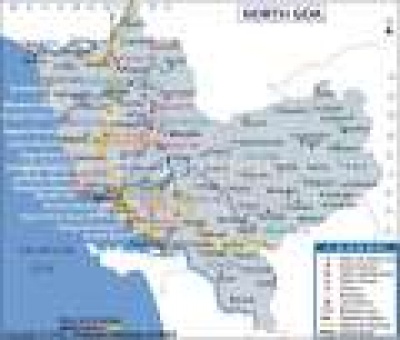 North goa map